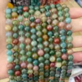 Macro view of colorful natural agate and chalcedony round beads for DIY jewelry making. - Colorful Jade