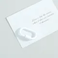 Weiße lackierte drehbare O-Ring Federschnalle für DIY-Schlüsselanhänger Schmuck - 3.6 cm / Weiß