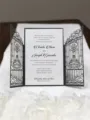 Invitation Set (With Inner Page Printing) / Starry Black