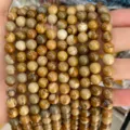 High-quality natural Picture Jasper round beads for DIY jewelry making projects - Jasper