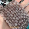 Hand-held deep purple 8x12mm cat's eye teardrop loose beads for DIY jewelry making - Approx. 8*12mm (Around 31 Pcs/Strand) / Deep purple