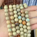 Natural multicolor agate chalcedony round beads for DIY jewelry and bracelet making - Shoushan Stone