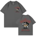 Dark grey vintage graphic t-shirt featuring fun cowboy whiskey glass print for men and women. - S / Dark Gray