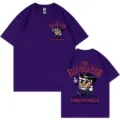 Vintage Ella Fella graphic tee for men and women, funny cowboy cartoon short sleeve shirt. - S / Tops / Light Purple
