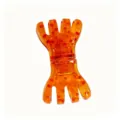 Pince à cheveux translucide orange pour femme, accessoire de coiffure créatif pour frange. - Orange