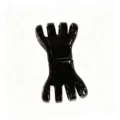 Pince à cheveux magnétique noire au design unique en forme de main pour coiffures élégantes. - Noir