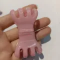 Pince à cheveux magnétique rose pour femme, accessoire élégant et mignon pour frange. - Barrette magnétique citrouille - rose
