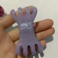Pince à cheveux magnétique violette pour femmes, petit accessoire de coiffure stylé. - Barrette magnétique citrouille - violet