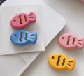 Cute candy-colored taiyaki hair clips set, sweet girlish hairpin, aesthetic daily hair accessories. - Sea Bream Set