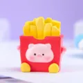 Süßes Pipi Schwein Pommes Harz Ornament Desktop Heimdekoration Cartoon Spielzeug Geschenk. - 965 Pommes Frites