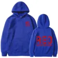 Sweat à capuche bleu classique sweat-shirt décontracté à manches longues avec slogan tendance - S / Hauts / Bleu