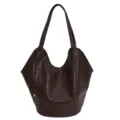 Sac cabas vintage en similicuir marron avec une grande capacité pour le quotidien - 44cm x 19cm x 26cm / Café