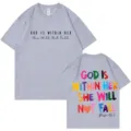 2025 Neuer lässiger bedruckter Baumwoll-T-Shirt für Damen und Herren, lockeres Kurzarm-Top - Grau