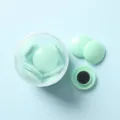 Pastel green magnetic push pins strong round fridge magnets for whiteboard office use. - 10 Pieces Pack / Mint Green