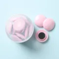 Macaron round magnetic push pins for whiteboard and fridge, cute pink strong magnets set. - 10 Pieces Pack / Sakura Pink