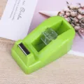 Colorful desktop tape dispenser office stationery tape cutter base durable cutting tool - Green