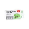 Grüner Mini Tacker tragbarer Handtacker für Büro und Schule mit Heftklammerkompatibilität - Mini-Heftgerät (8015) / Mintgrün
