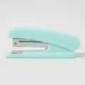 Macaron hellminzgrüner Mini-Tacker, kompakter Desktop-Heftgerät für Büro und Schule. - Türkisgrün