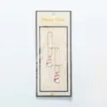 Weihnachten Schneemann Metall Büroklammern süße Cartoon Lesezeichen festliches Geschenk - Schneemann (SQ5002) / 10er Pack