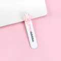 Süßes Mini-Teppichmesser mit Hasenschleife, tragbarer Brieföffner für Schule und Büro. - Schleife (DT1017) / Rosa Schleife