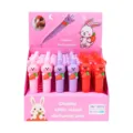 Süßes Hasen Kugelschreiber Set, Cartoon Tier Stifte in Display Box für Schüler. - Box-Set / 36er-Pack / Mehrfarben-Mix