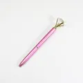 Eleganter roségoldener Kugelschreiber aus Metall mit großem Kristall Diamant, ideal Geschenk. - Kugel 0,5 mm / Hellviolett