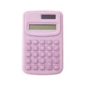 Macaron rosa tragbarer elektronischer Rechner, kompaktes Bonbonfarbenes Desktop-Rechenwerkzeug. - Lavendel