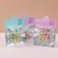 Macaron binder clips metall büroklammern farbige dokumentenklammern set bürobedarf - Gemischte Goldene Rundkopfklammern (10 Stück) / Kirschblütenrosa