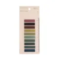 Farbige Index Haftnotizen Notizblock mit 14cm Lineal, 10 Farben 200 Blatt Büro Schule. - Herbstglühen - Vollfarbe / 200 Stück