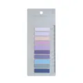 Color index sticky notes with 10 colors and ruler backing, ideal for office and study use. - Smell The Rose - Full Color / 200 Pack