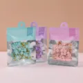 Pastellfarben Reisszwecken Set bunte Pinnnadeln fur Korkwand und Fotowand Dekoration - Kunststoffbeschichtete Reißzwecken (100 Stück) / Kirschblütenrosa