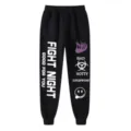 Black streetwear sweatpants for women hip hop loose casual jogger pants with cool graphic print - Bottoms / Black / S