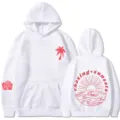 Sudadera con capucha blanca para mujer sudadera informal con bonito estampado gráfico - S / Tops / Blanco 311