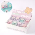 Macaron farbige Reisszwecken Schreibwaren Set niedlicher Bär Display Box 24Stk Zubehör - 10 Stück/Packung (Große Reißzwecken) / Gemischte Farben
