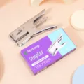 Metal handheld stapler office heavy duty desktop binding tool durable stapler with box - Purple Color Box Style (BC-512) / Purple Pack