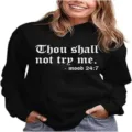 Sweat à capuche noir avec imprimé graphique, coupe confortable pour hommes et femmes. - S / Hauts / Noir
