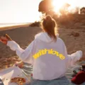 Sweat à capuche oversize pour homme et femme, pull casual tendance pour l'automne et l'hiver. - S / Blanc Slogan