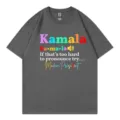 Comfortabel katoenen t-shirt met korte mouwen en grafische print, casual crewneck top voor dagelijks. - donkergrijs