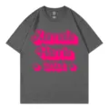 Dark gray cotton short sleeve t-shirt with Kamala Harris 2024 graphic print for adults. - Dark Gray