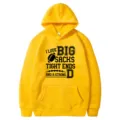 Yellow American football graphic hoodie casual sports hooded sweatshirt size M streetwear - S / Yellow