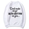 Weißes casual langarm sweatshirt mit gedrucktem slogan zitat für damen im alltag. - Weißer Rundhalsausschnitt - 1 / S