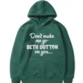 Grüner Kapuzenpullover Variante, lässiger Langarm Pullover mit gedrucktem Spruch für Damen. - Dunkelgrün / S