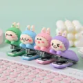 Nettes Cartoon Mini Tacker Set mit weichem Gummi Tier Design, ideal für Schule und Büro. - Süße Puppe