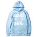 Sweat à capuche bleu clair avec imprimé fantôme d'Halloween, manches longues. - S / Hauts / Bleu Clair