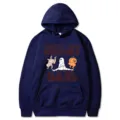Halloween nouveauté drôle horreur sweat à capuche pull manches longues décontracté - S / Hauts / Bleu marine