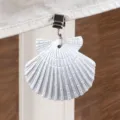 Clip per tovaglia con conchiglia bianca stile oceano pendente decorazione casa creativa. - Decorazione con conchiglie / Bianco