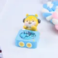 Niedliche DJ Shiba Inu Tier Cartoon Figur Schreibtisch Ornament trendiges Spielzeug Zimmer - A131 Glücklicher Hund