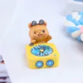 Nouvelle figurine de bureau DJ ours de dessin animé jouet résine chambre table décoration - A131 ours parfumé