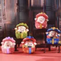 Ensemble de décoration de figurine de bureau traditionnelle chinoise, cadeau créatif. - Ensemble de 5 Figurines Chance / Couleurs Mixtes