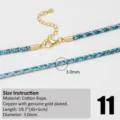 Detailed view of colorful braided cotton rope necklace cord with gold plated clasp and extension. - Rose Gold 11